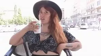 play Hipster babe and right wing dude solve their political problems by fucking