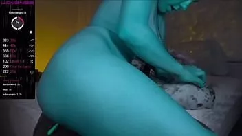 Jouer La cosplayeuse de Starwars gicle avec ses jouets